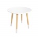 Детский стол Круглый белый, с носочками, Bambini Letto