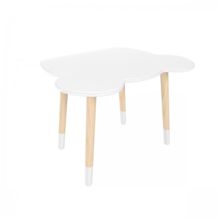 Детский стол Мишка белый, с носочками, Bambini Letto