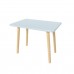 Детский стол Прямоугольный голубой, Bambini Letto
