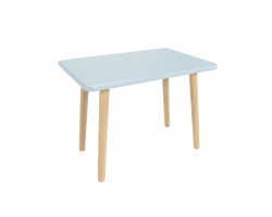 Детский стол Прямоугольный голубой