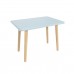 Детский стол Прямоугольный голубой, Bambini Letto