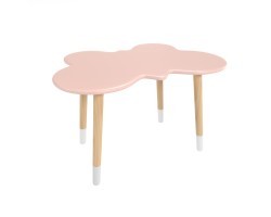 Детский стол Бабочка розовый, с носочками