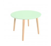 Детский стол Круглый 60 см мятная прохлада