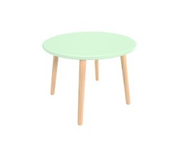 Детский стол Круглый 60 см мятная прохлада