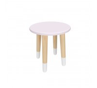 Детский табурет Круглый нежная лаванда, с носочками