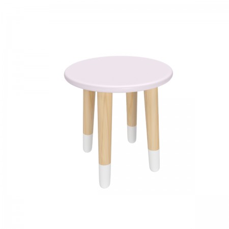 Детский табурет Круглый нежная лаванда, с носочками, Bambini Letto