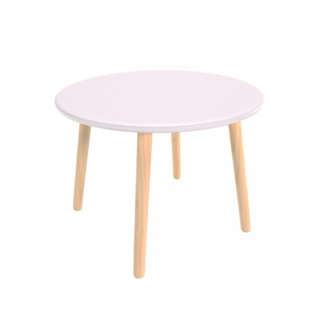 Детский стол Круглый 60 см нежная лаванда, Bambini Letto