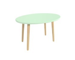 Детский стол Овальный мятная прохлада