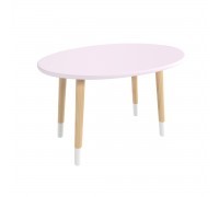Детский стол Овальный нежная лаванда, с носочками