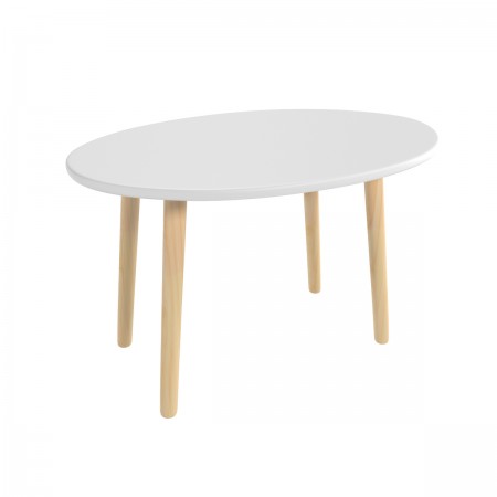 Детский стол Овальный серый перламутр, Bambini Letto