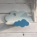 Детская полка облако голубого цвета 