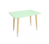 Детский стол Прямоугольный мятная прохлада, с носочками