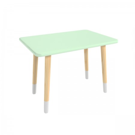 Детский стол Прямоугольный мятная прохлада, с носочками, Bambini Letto