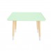 Детский стол Прямоугольный мятная прохлада, с носочками, Bambini Letto