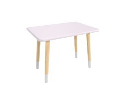 Детский стол Прямоугольный нежная лаванда, с носочками