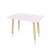 Детский стол Прямоугольный нежная лаванда, с носочками, Bambini Letto