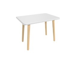 Детский стол Прямоугольный серый перламутр