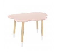 Детский стол Облако розовый, с носочками