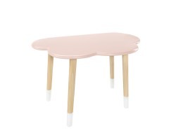 Детский стол Облако розовый, с носочками
