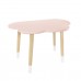 Детский стол Облако розовый, с носочками, Bambini Letto