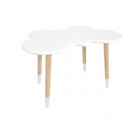 Детский стол Бабочка белый, с носочками