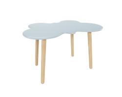 Детский стол Бабочка голубой