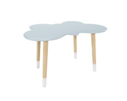 Детский стол Бабочка голубой, с носочками 