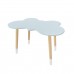 Детский стол Бабочка голубой, с носочками , Bambini Letto