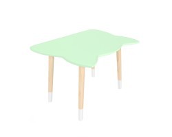 Детский стол Котик мятная прохлада, с носочками