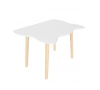 Детский стол Котик серый перламутр