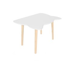 Детский стол Котик серый перламутр