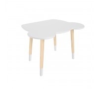 Детский стол Мишка серый перламутр, с носочками