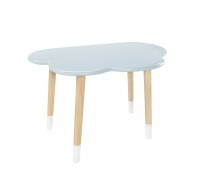 Детский стол Облако голубой, с носочками