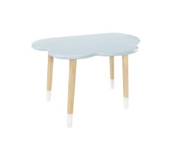 Детский стол Облако голубой, с носочками