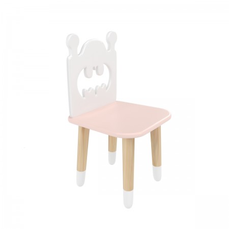 Детский стул Бэтмен розовый, с носочками, Bambini Letto