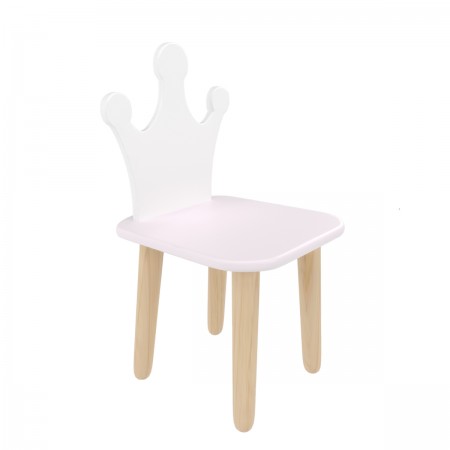 Детский стул Корона нежная лаванда, Bambini Letto