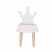 Детский стул Корона нежная лаванда, Bambini Letto