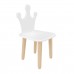 Детский стул Корона белый, Bambini Letto