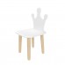 Детский стул Корона белый, Bambini Letto