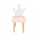 Детский стул Корона розовый, Bambini Letto