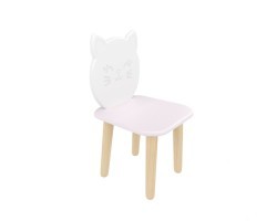 Детский стул Котик нежная лаванда