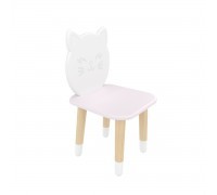 Детский стул Котик нежная лаванда, с носочками