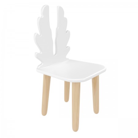 Детский стул Крылья белый, Bambini Letto