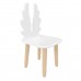 Детский стул Крылья белый, Bambini Letto