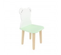 Детский стул Мишка мятная прохлада