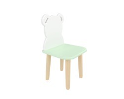 Детский стул Мишка мятная прохлада