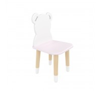 Детский стул Мишка нежная лаванда, с носочками