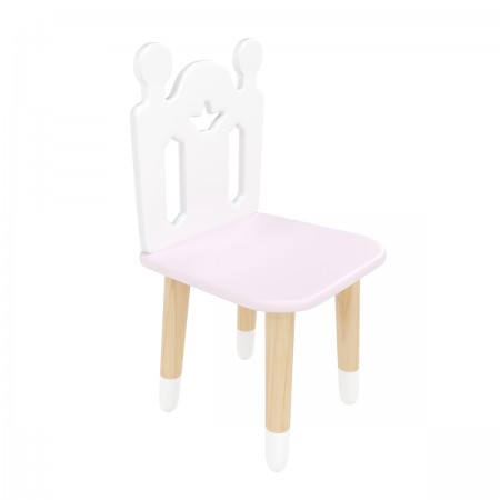 Детский стул Принц Артур нежная лаванда, с носочками, Bambini Letto