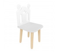 Детский стул Принц Артур серый перламутр