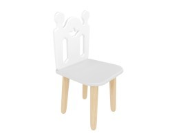 Детский стул Принц Артур серый перламутр